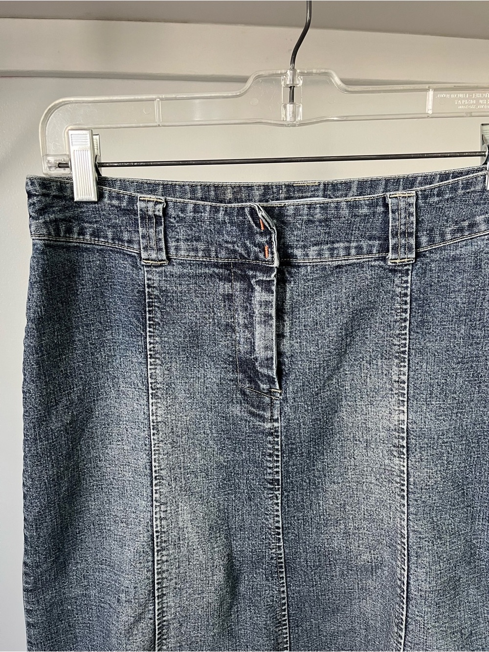 Y2K Request Vivienne High-Waist Knee-Length Denim Skirt Size 7 - Picture 2 of 8